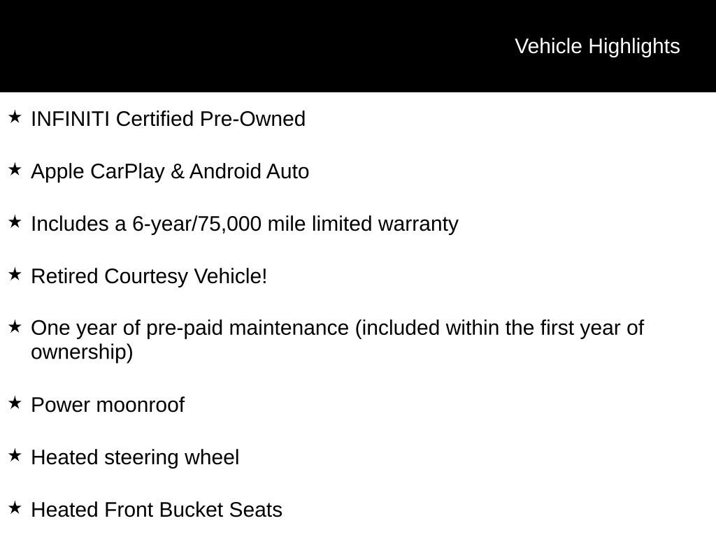 Certified 2025 INFINITI QX60 Pure w/ Cargo Package AWD/4WD image 2