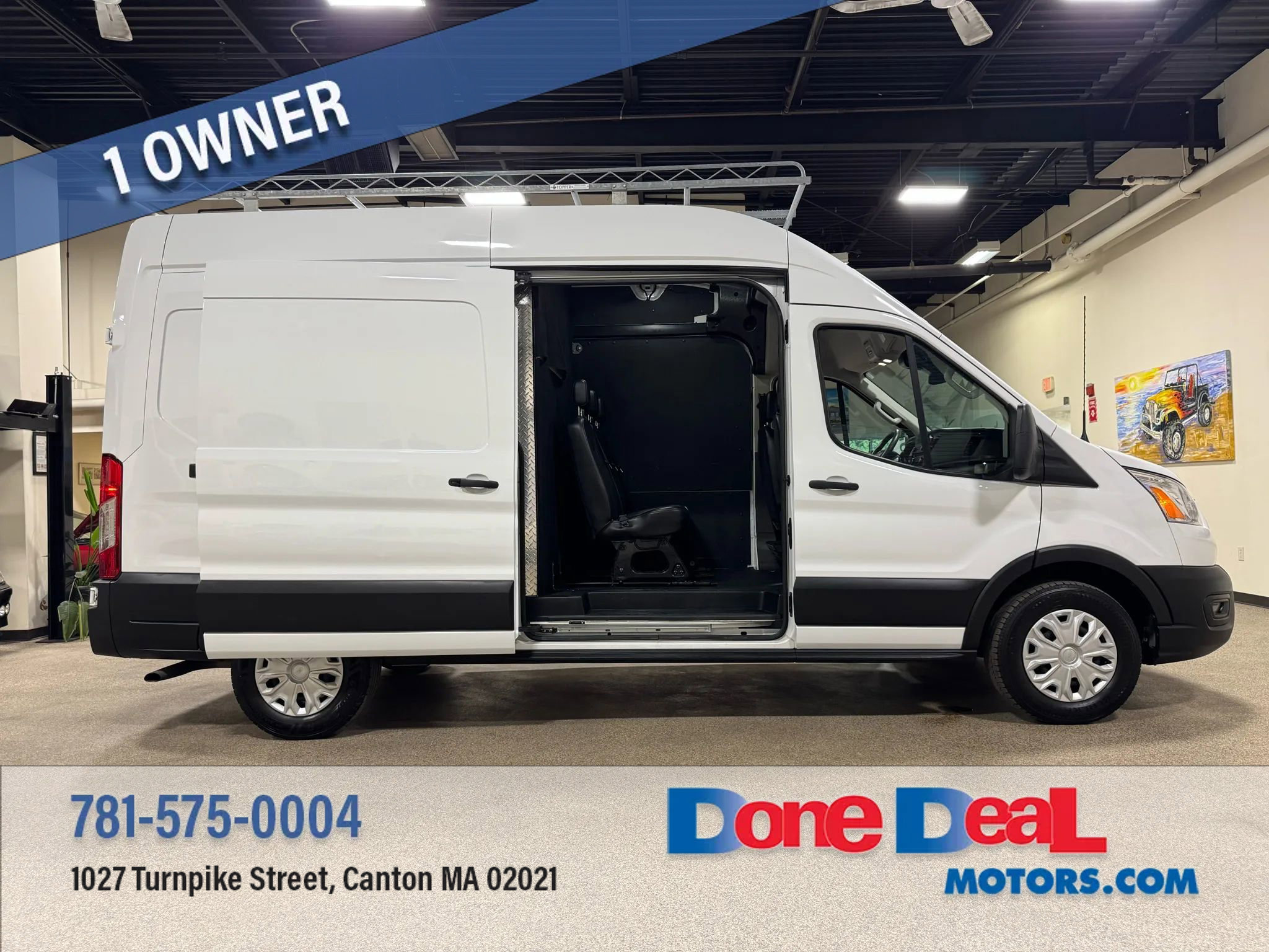 Used 2022 Ford Transit 250 148 High Roof w/ Load Area Protection Package image 1
