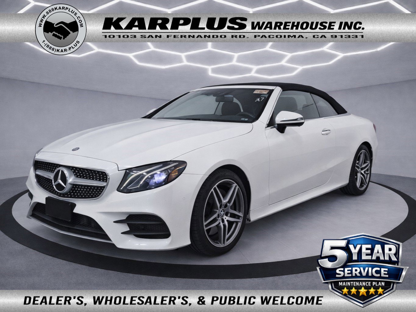 Used 2019 Mercedes-Benz E 450 Cabriolet w/ Premium 1 Package image 1