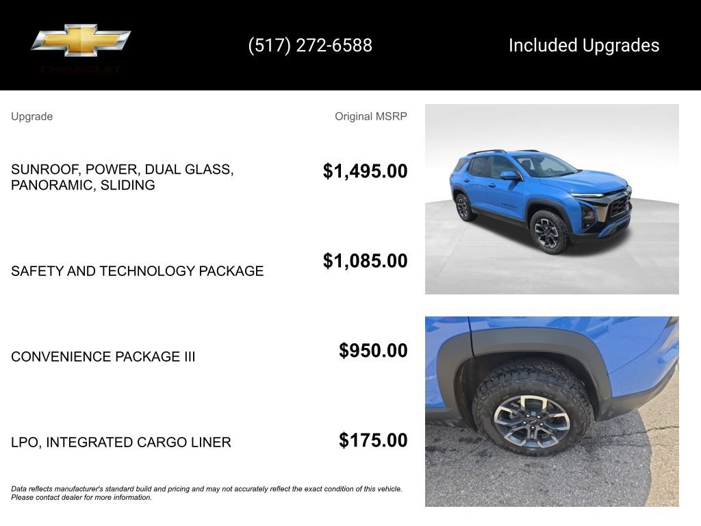 Used 2025 Chevrolet Equinox ACTIV w/ Safety and Technology Package AWD/4WD image 5