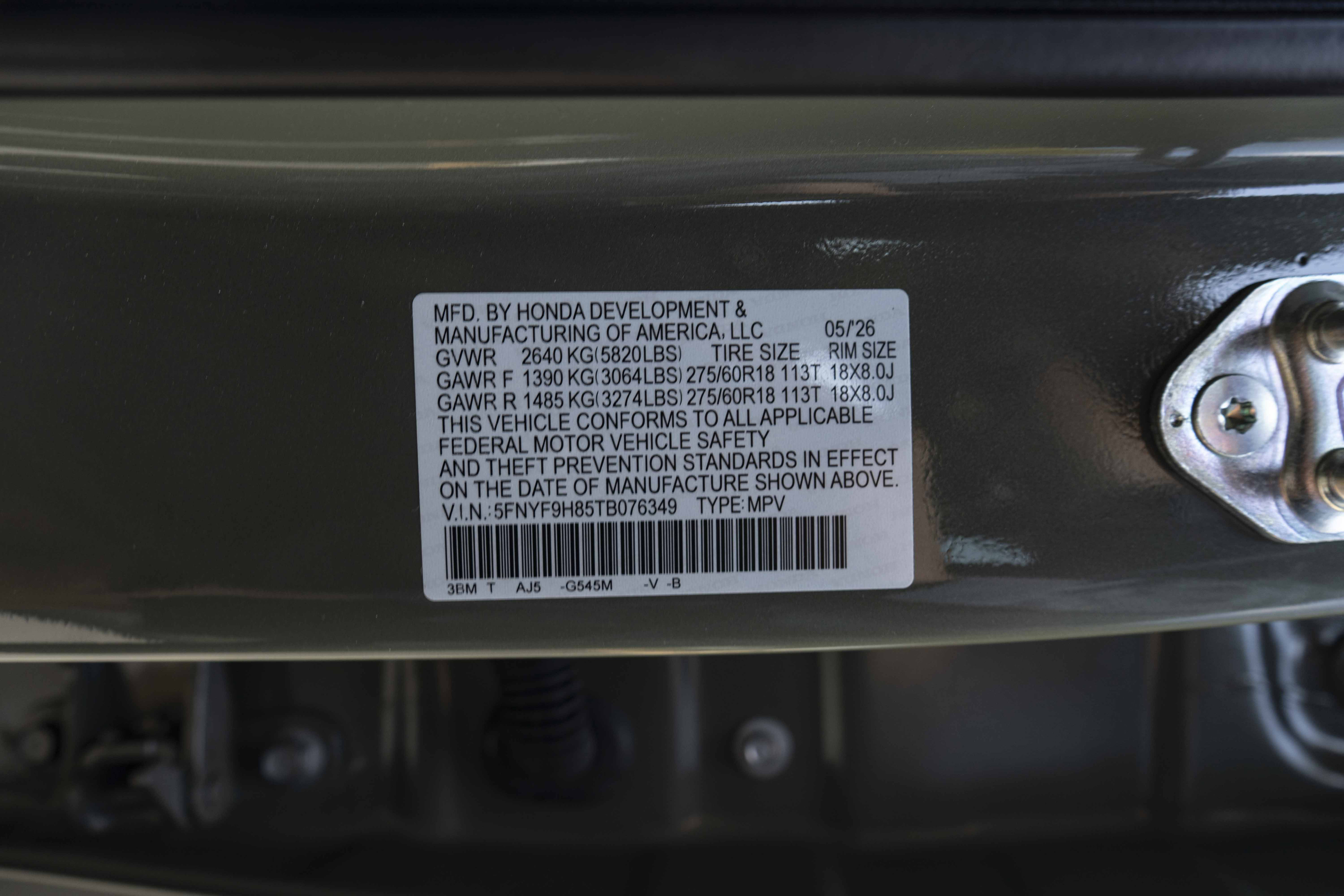 Certified 2026 Honda Passport TrailSport Elite image 47
