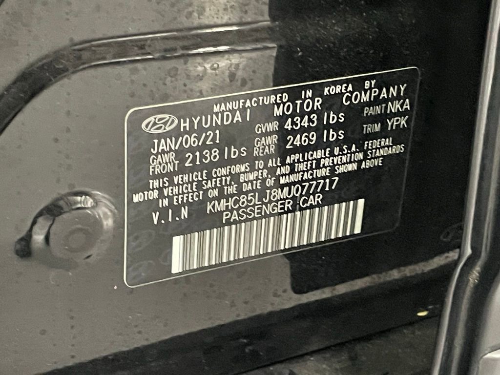 Certified 2021 Hyundai Ioniq Limited image 30