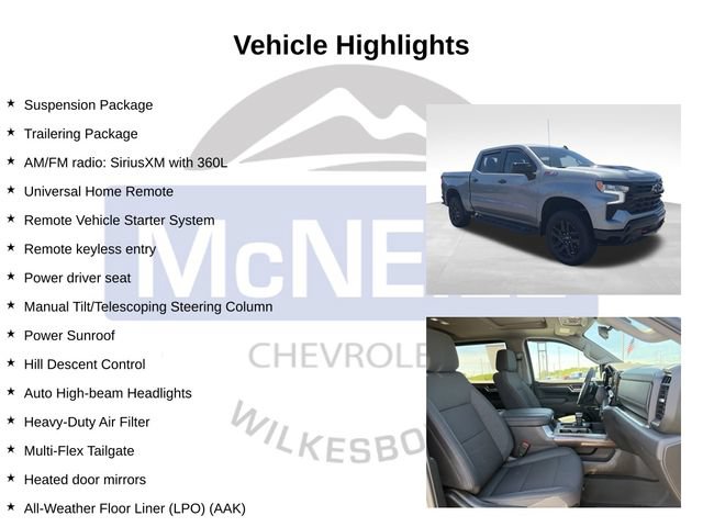 Used 2025 Chevrolet Silverado 1500 LT Trail Boss w/ Convenience Package II AWD/4WD image 10