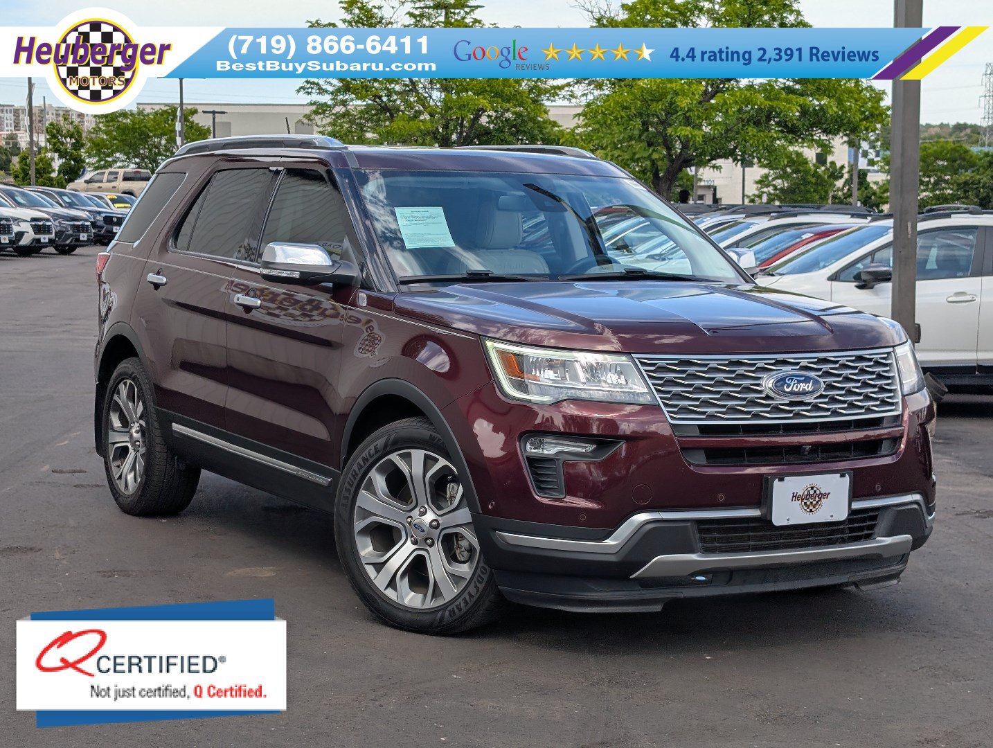 Used 2018 Ford Explorer Platinum AWD/4WD image 1