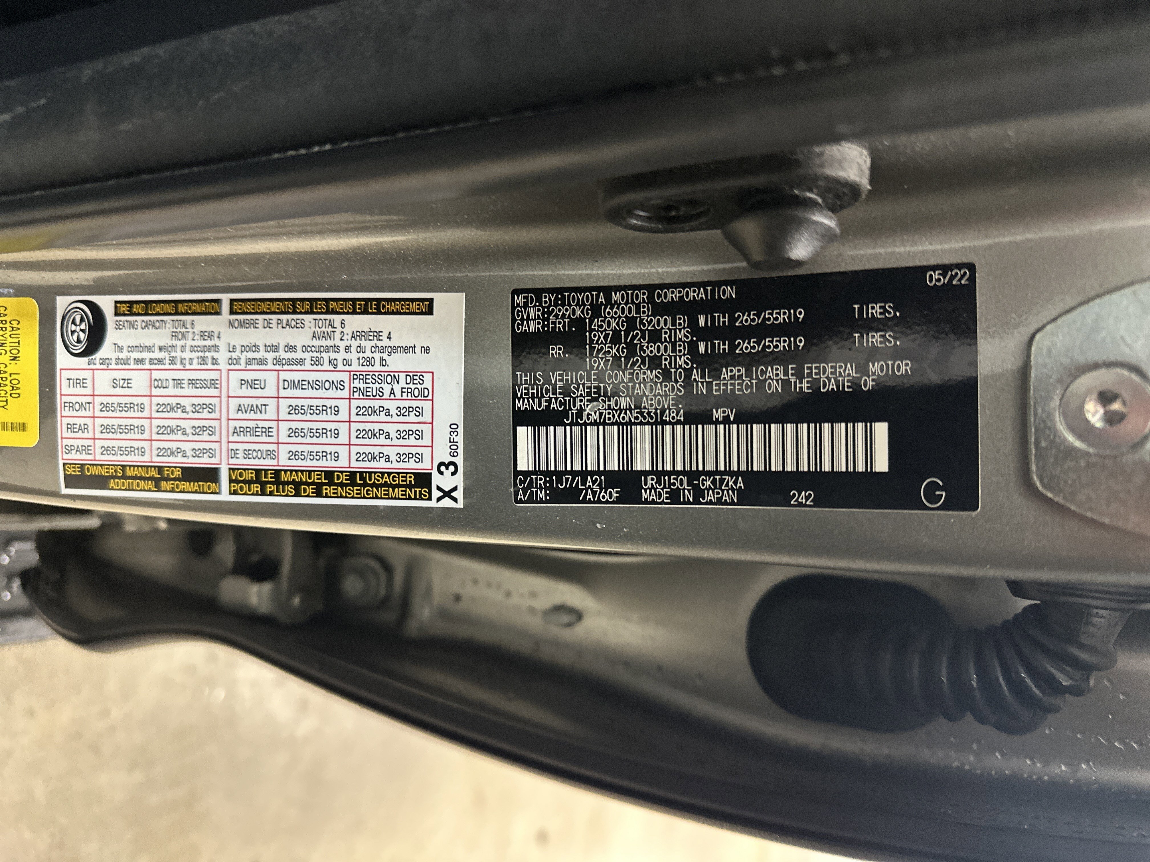 Certified 2022 Lexus GX 460 Luxury w/ Sport Design Package AWD/4WD image 36