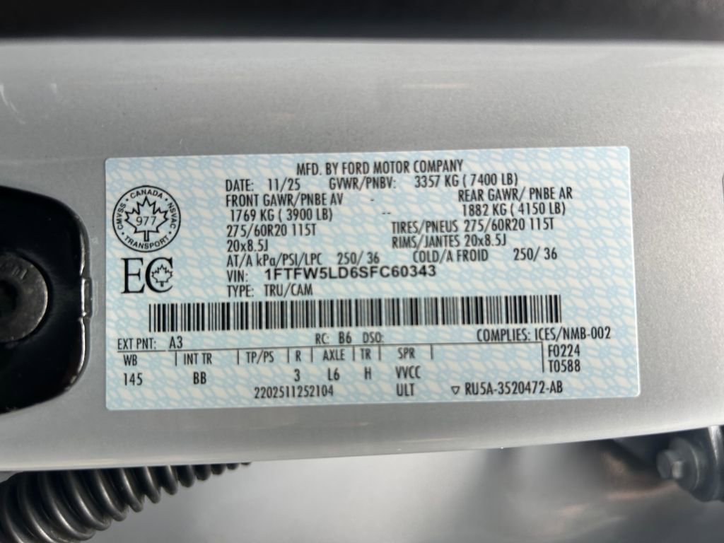 Used 2025 Ford F150 Lariat AWD/4WD image 37