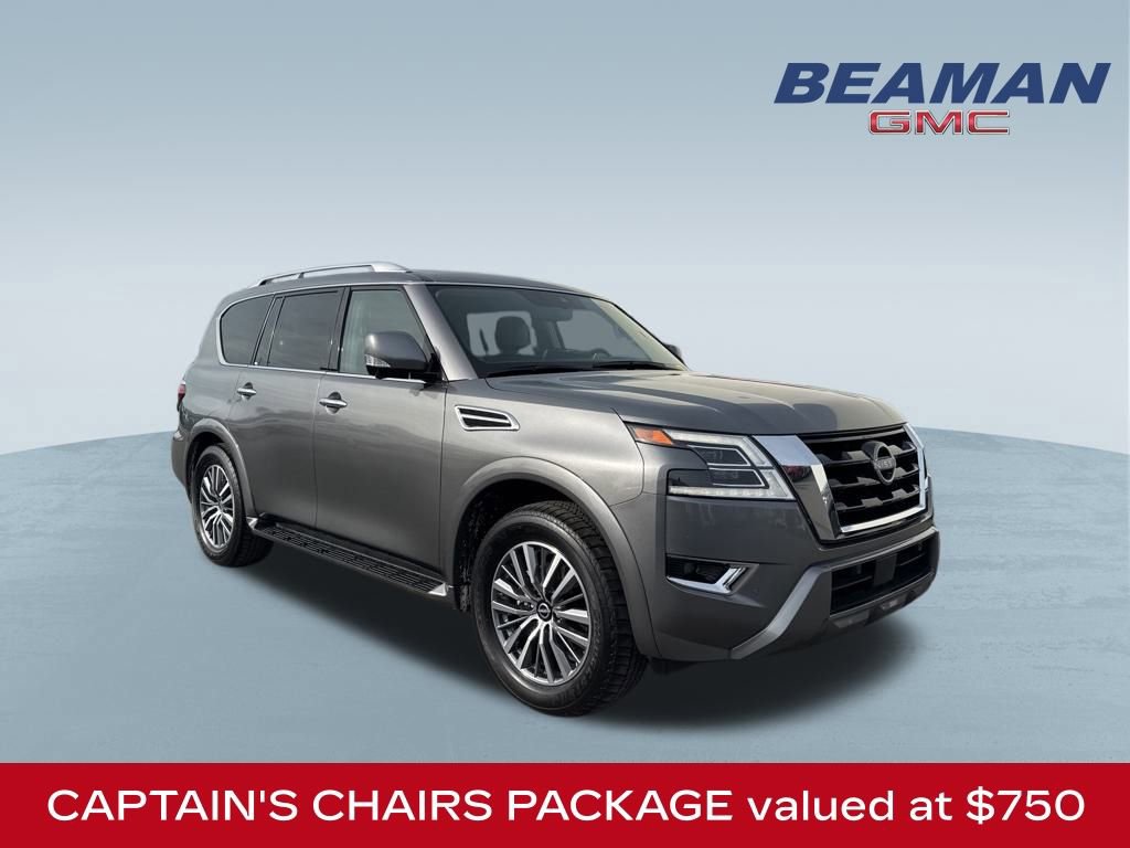 Used 2024 Nissan Armada SL w/ Captain's Chairs Package image 1