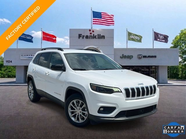 Certified 2022 Jeep Cherokee Latitude Lux FWD image 1