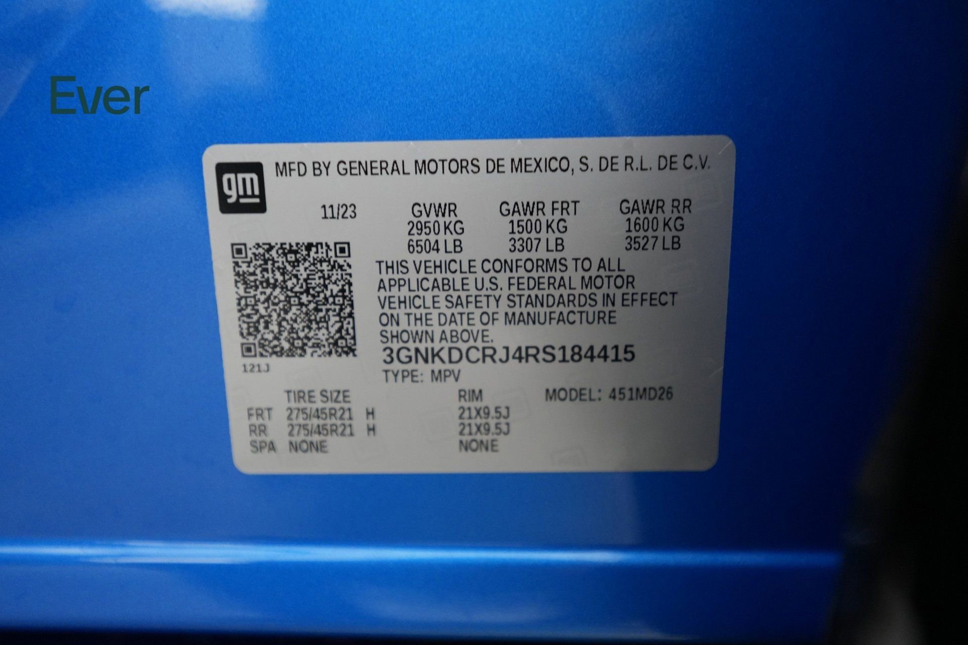 Used 2024 Chevrolet Blazer EV RS image 19