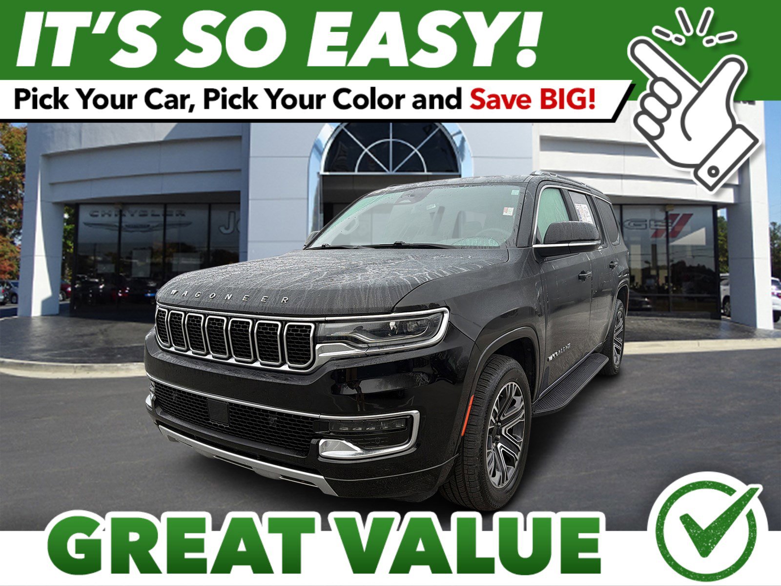 Used 2024 Jeep Wagoneer Series II w/ Flexible Seating Group image 1