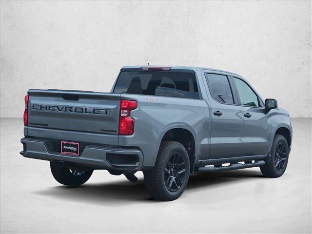 New 2026 Chevrolet Silverado 1500 Custom w/ Turbomax Blackout Package AWD/4WD image 2