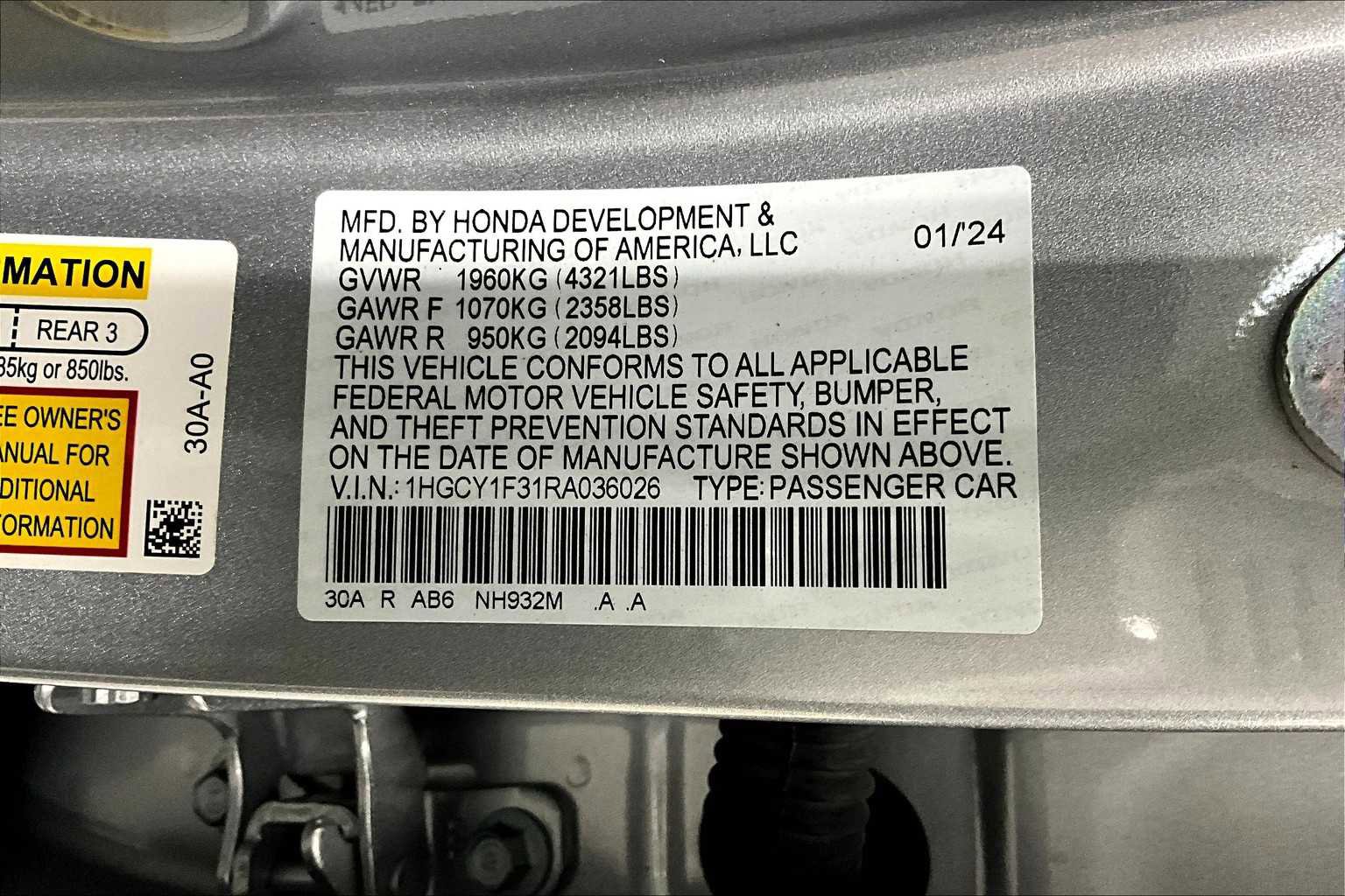 Used 2024 Honda Accord EX image 35