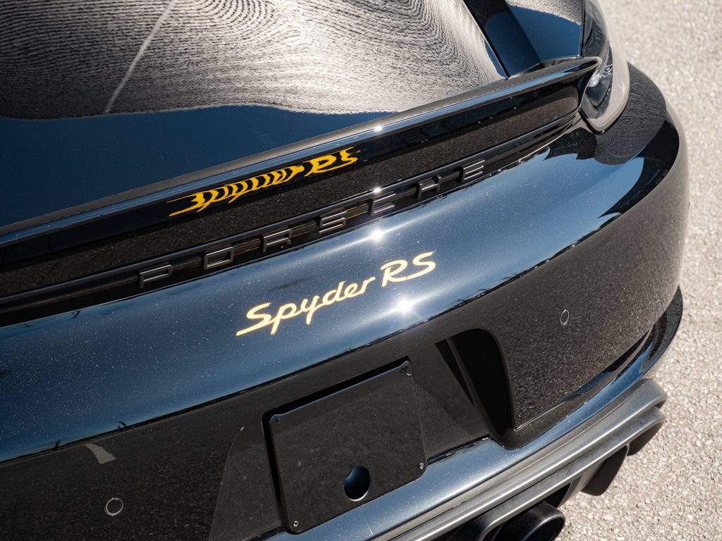 Certified 2025 Porsche 718 Boxster Spyder RS RWD image 28