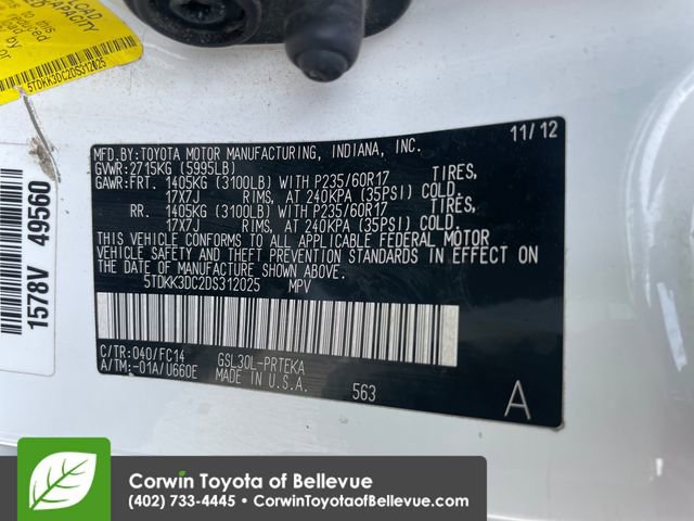 Used 2013 Toyota Sienna LE FWD image 28