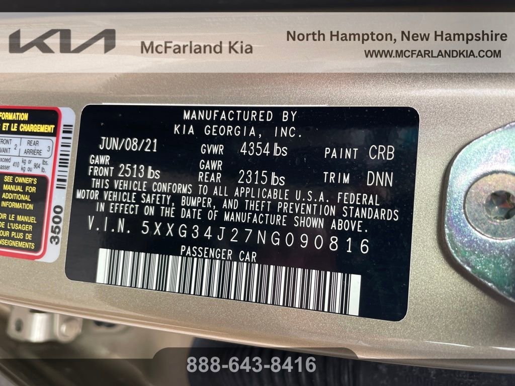 Used 2022 Kia K5 EX w/ EX Premium Package image 31