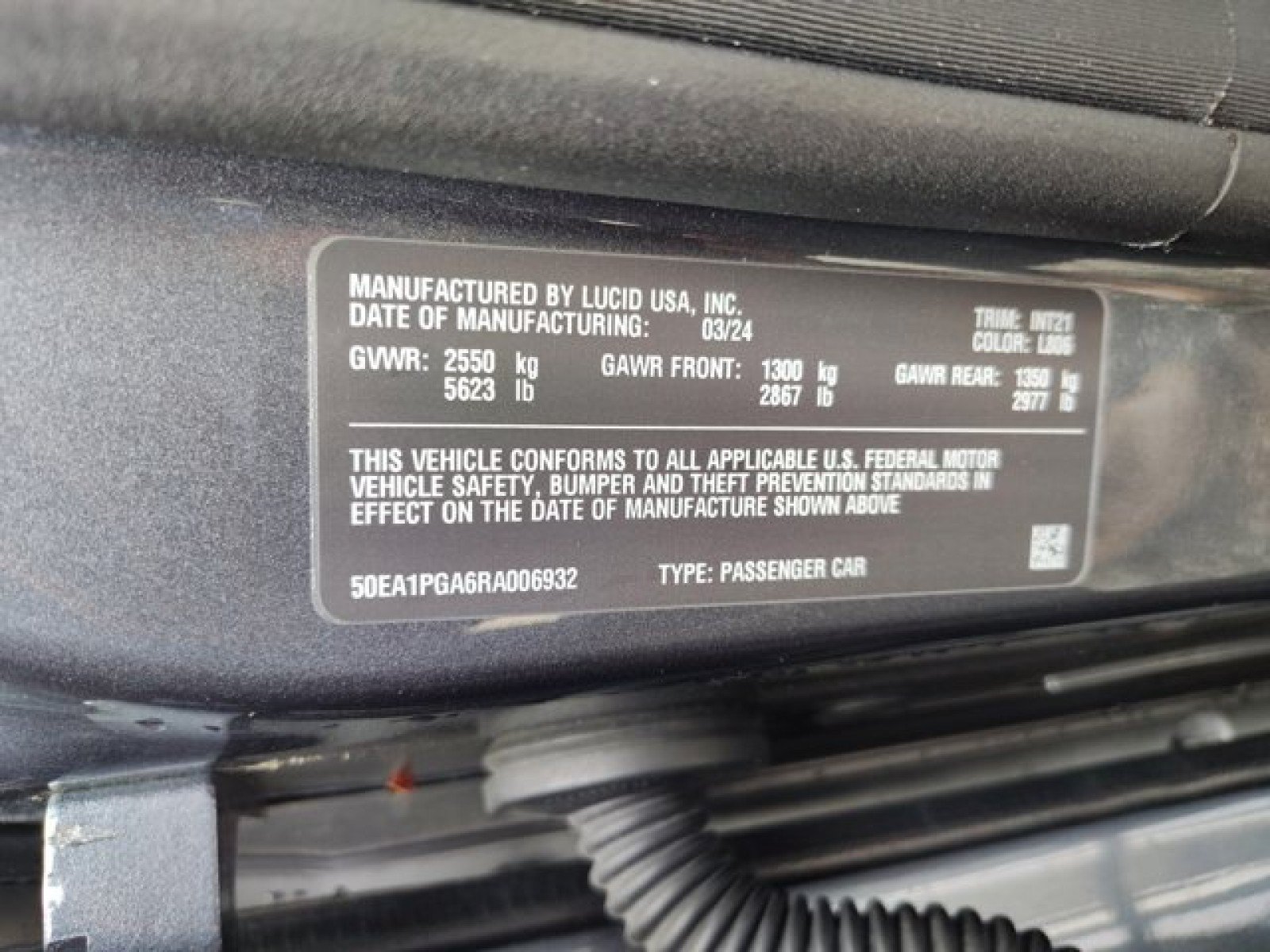 Used 2024 Lucid Air Pure RWD image 22