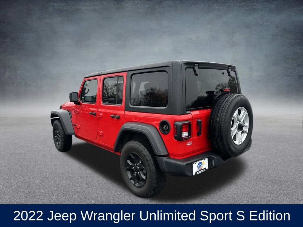 Used 2022 Jeep Wrangler Unlimited Sport image 3