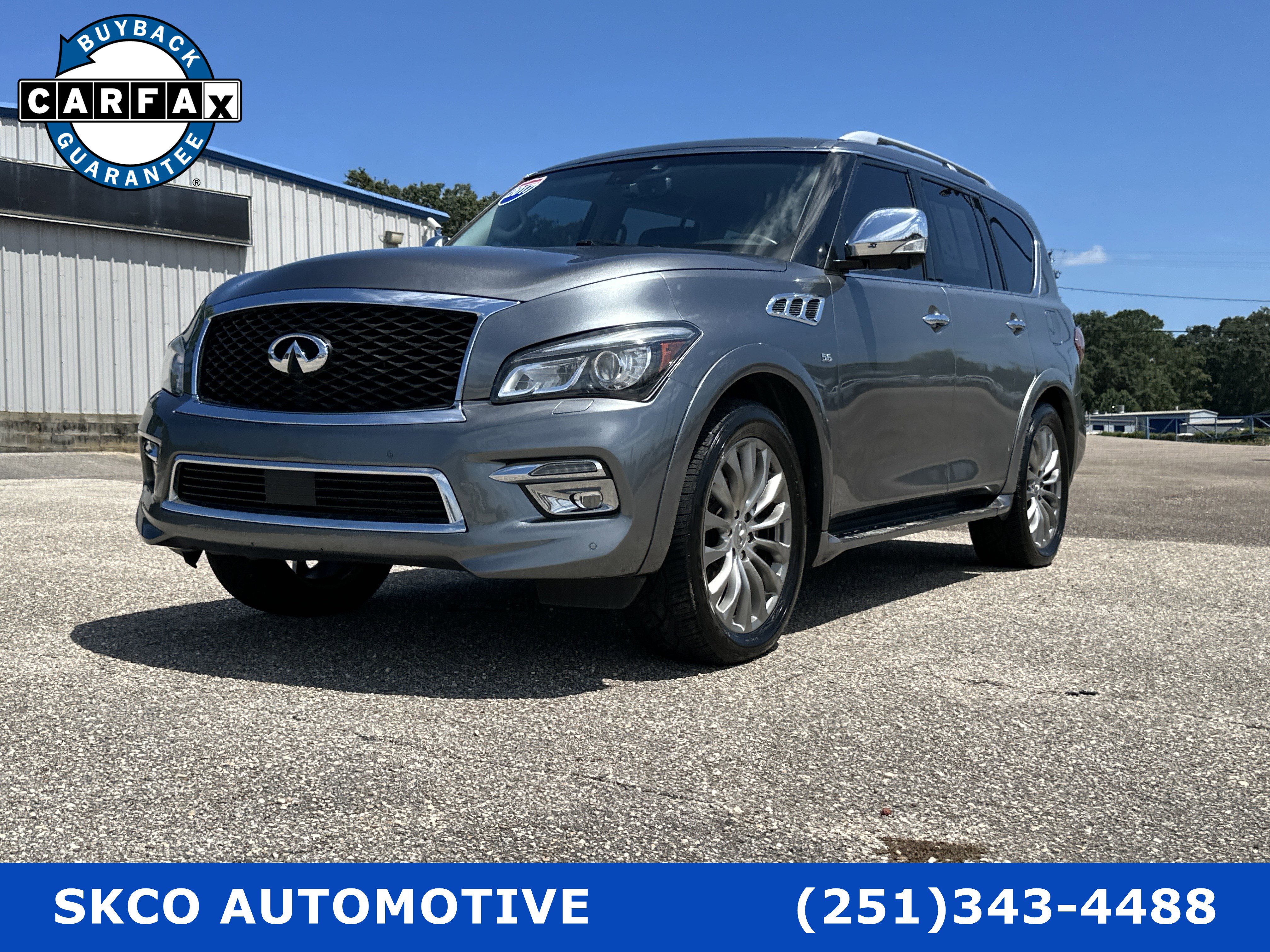 Used 2017 INFINITI QX80 4WD w/ Deluxe Technology Package