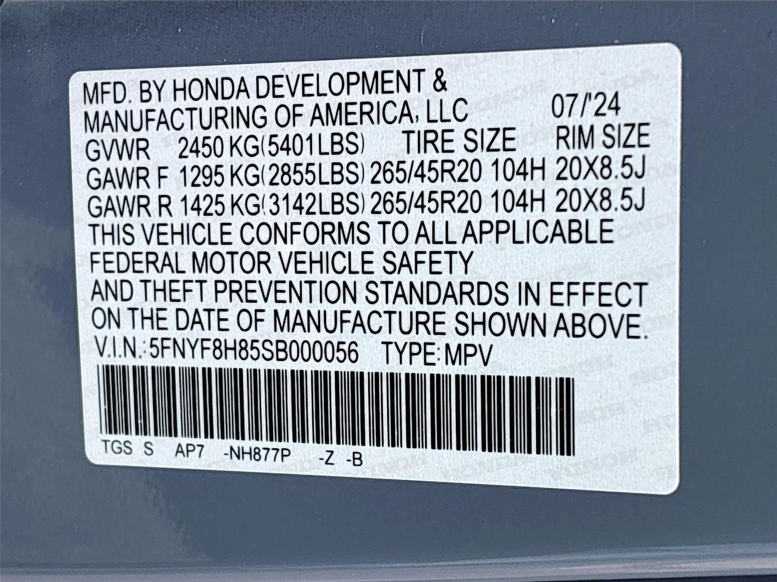 Certified 2025 Honda Passport Black Edition image 38