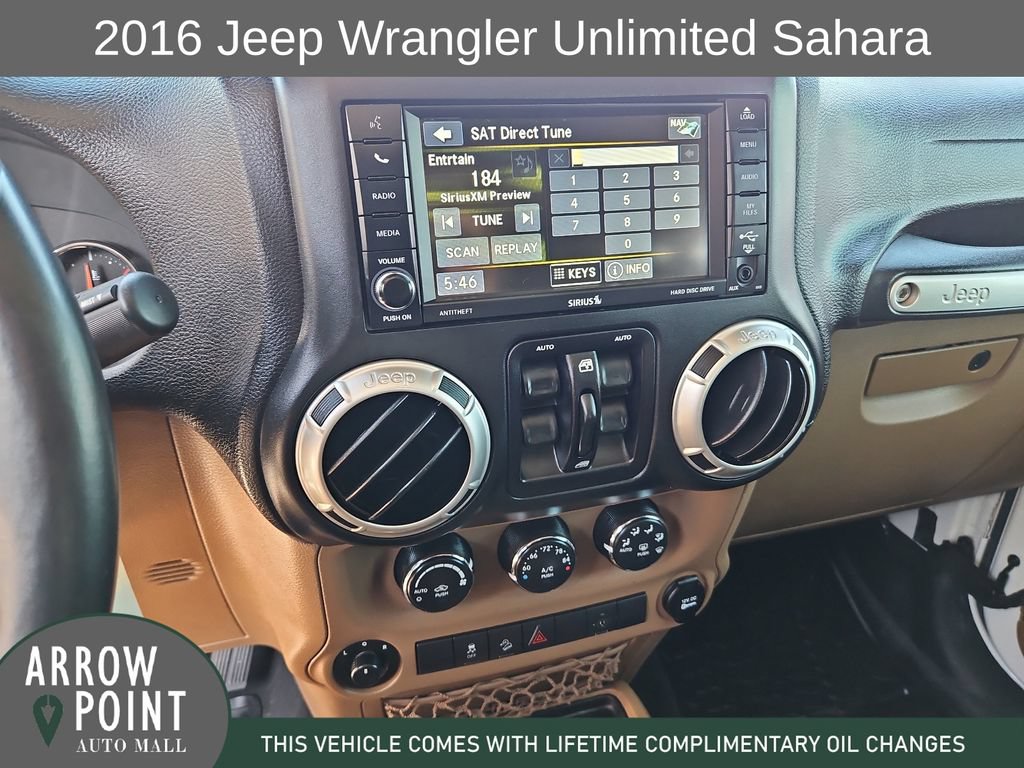 Used 2016 Jeep Wrangler Unlimited Sahara w/ Connectivity Group AWD/4WD image 23