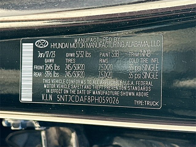 Used 2023 Hyundai Santa Cruz Night w/ Launch Package image 30