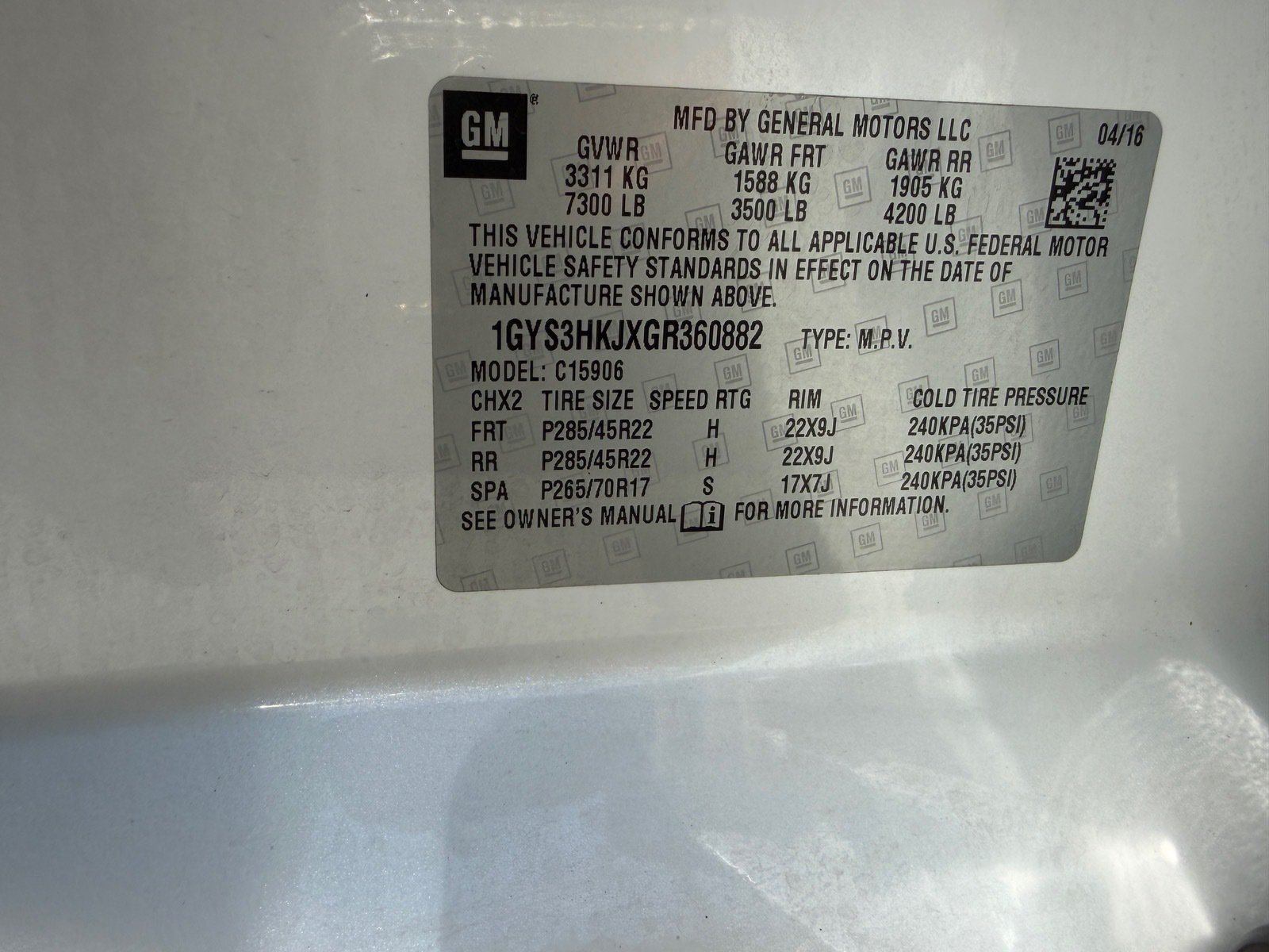 Used 2016 Cadillac Escalade ESV Luxury RWD image 12