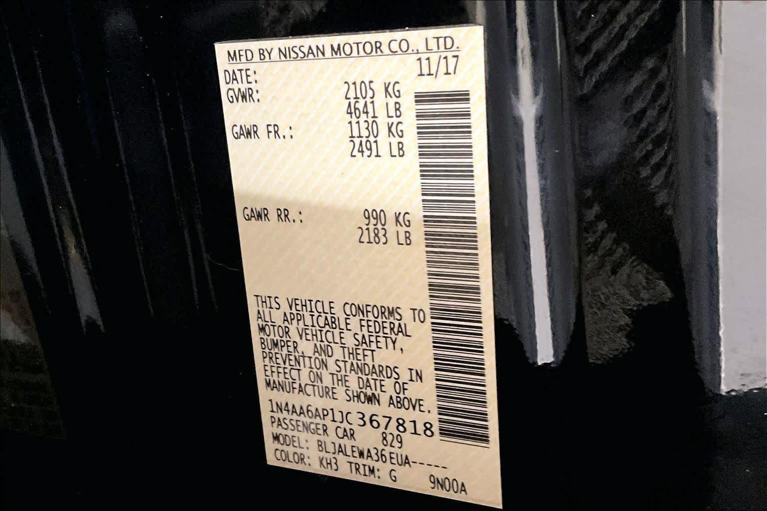 Used 2018 Nissan Maxima 3.5 SL FWD image 34