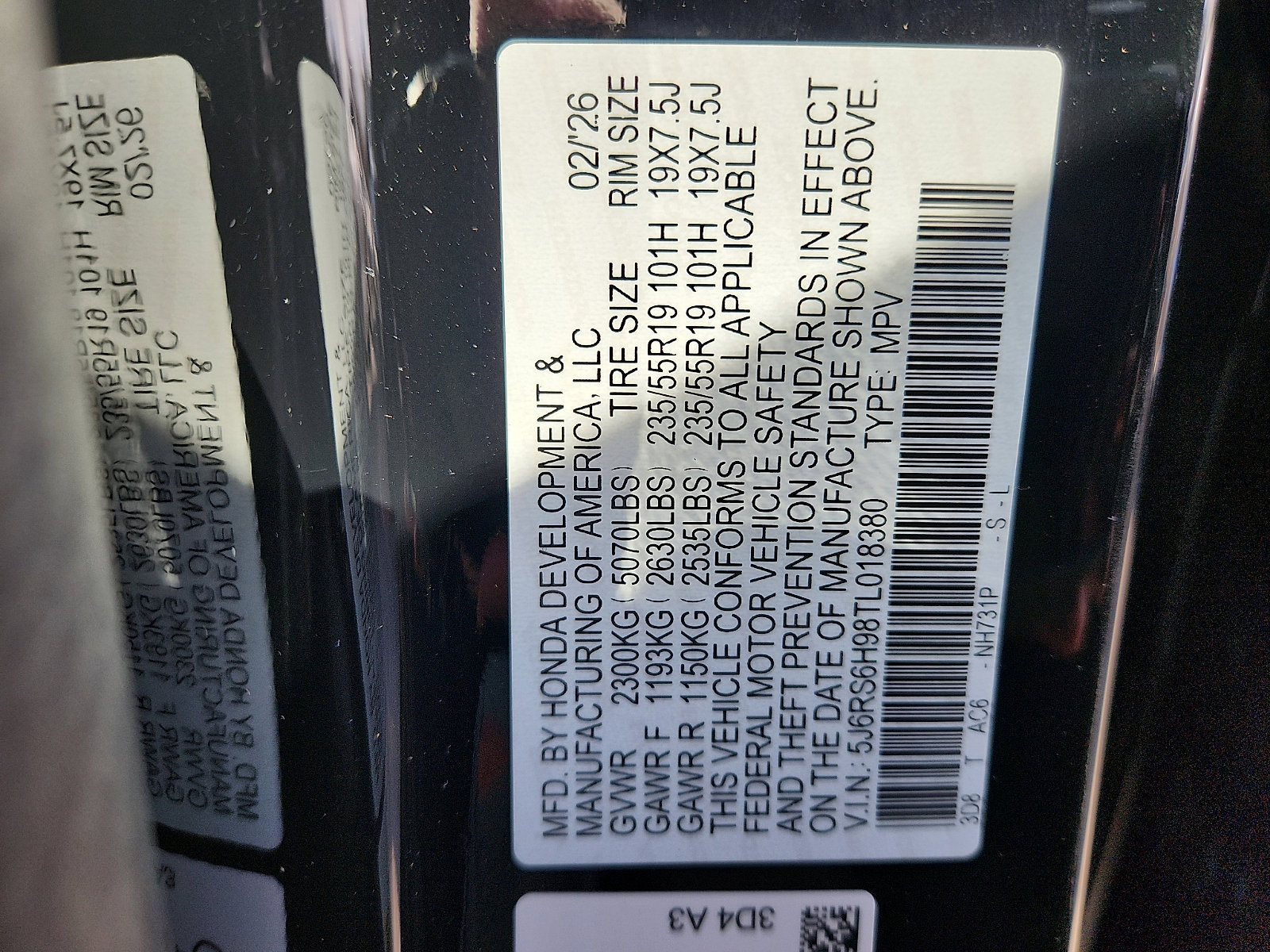 New 2026 Honda CR-V Sport Touring image 15