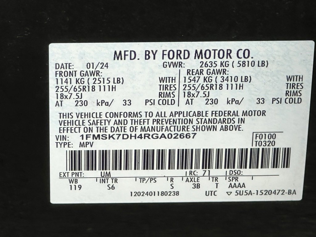 Used 2024 Ford Explorer XLT w/ Equipment Group 202A image 43