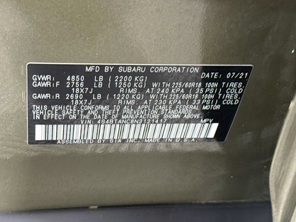 Used 2022 Subaru Outback Limited AWD/4WD image 39