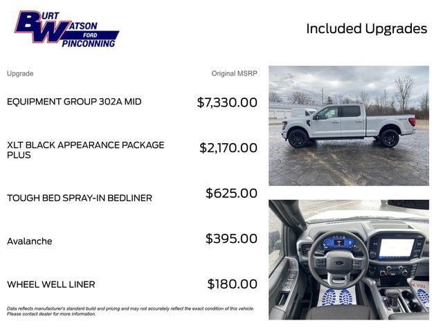 New 2026 Ford F150 XLT w/ Equipment Group 302A MID AWD/4WD image 4