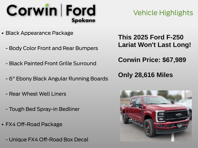 Used 2025 Ford F250 Lariat w/ Lariat Ultimate Package AWD/4WD image 7