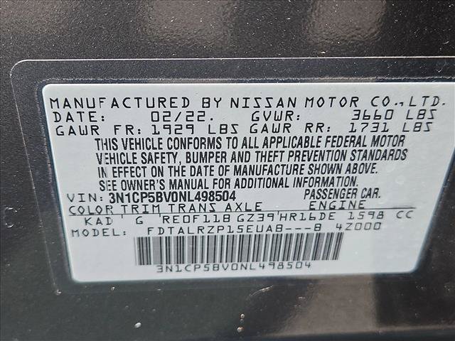 Used 2022 Nissan Kicks S FWD image 30