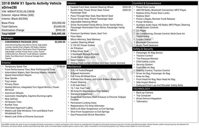 Used 2018 BMW X1 xDrive28i image 17