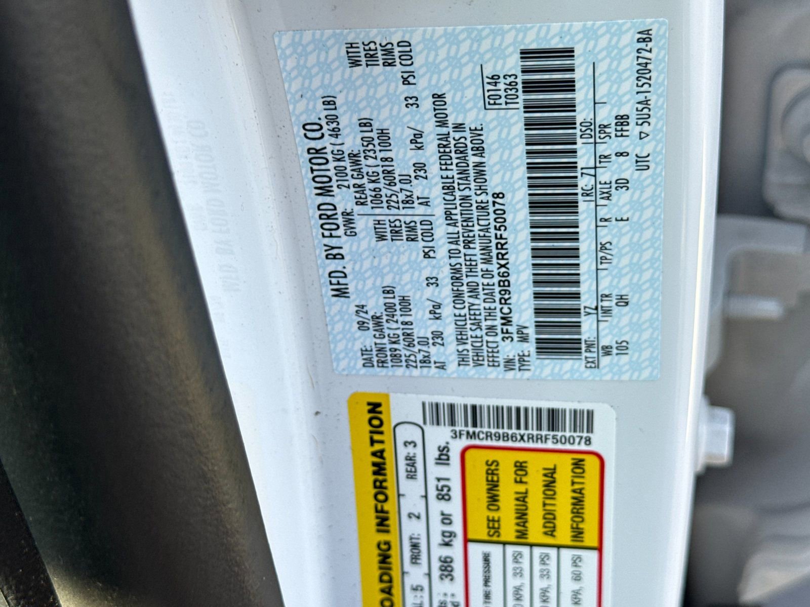 Used 2024 Ford Bronco Sport Big Bend w/ Convenience Package image 33