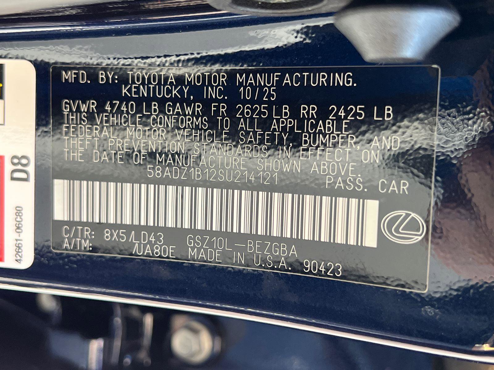 New 2025 Lexus ES 350 w/ Premium Package image 27