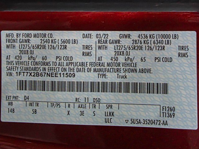 Used 2022 Ford F250 Lariat w/ Lariat Value Package image 44