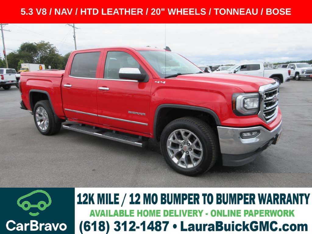 Certified 2018 GMC Sierra 1500 SLT w/ SLT Premium Package AWD/4WD image 1