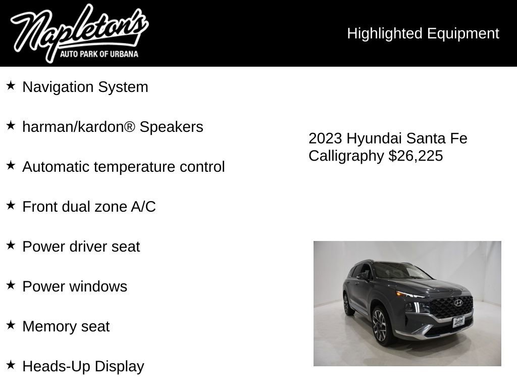 Used 2023 Hyundai Santa Fe Calligraphy AWD/4WD image 15