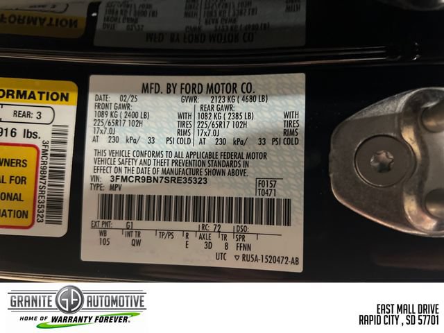Used 2025 Ford Bronco Sport Big Bend AWD/4WD image 29
