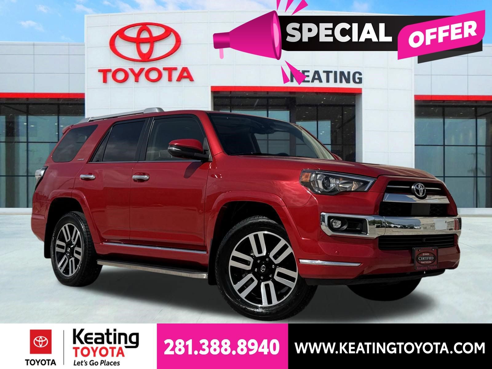 Certified 2024 Toyota 4Runner Limited AWD/4WD 360° Tour