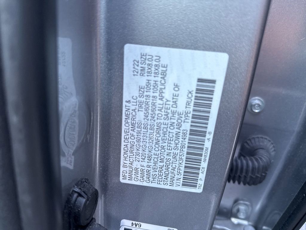 Used 2023 Honda Ridgeline RTL image 44