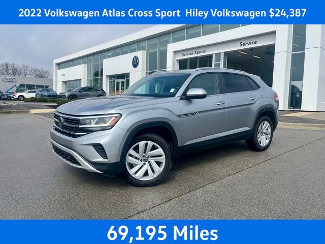 Certified 2022 Volkswagen Atlas Cross Sport SE w/ Panoramic Sunroof Package image 1