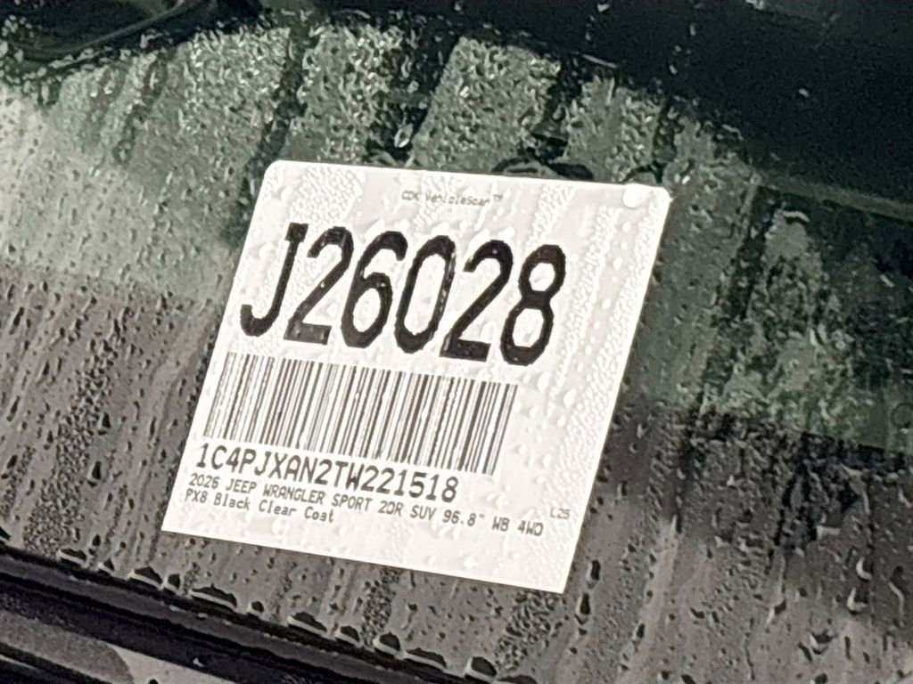 New 2026 Jeep Wrangler Sport AWD/4WD image 23