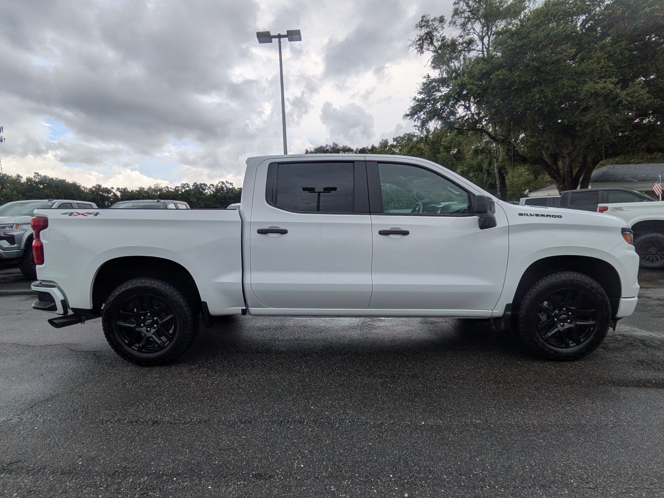 New 2026 Chevrolet Silverado 1500 Custom w/ Turbomax Blackout Package AWD/4WD image 3