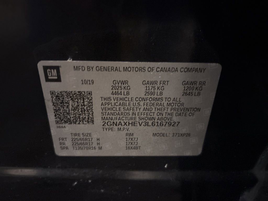 Used 2020 Chevrolet Equinox LS w/ LPO, Floor Liner Package image 13