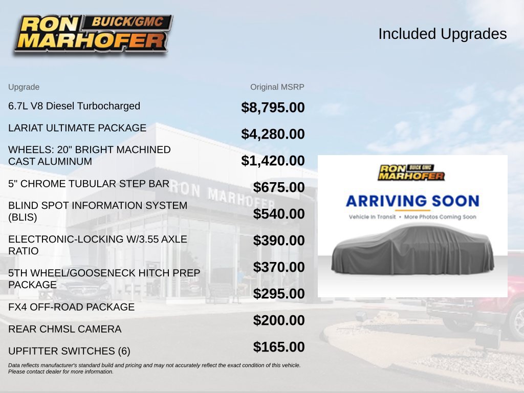 Used 2017 Ford F350 Lariat w/ Lariat Ultimate Package AWD/4WD image 2
