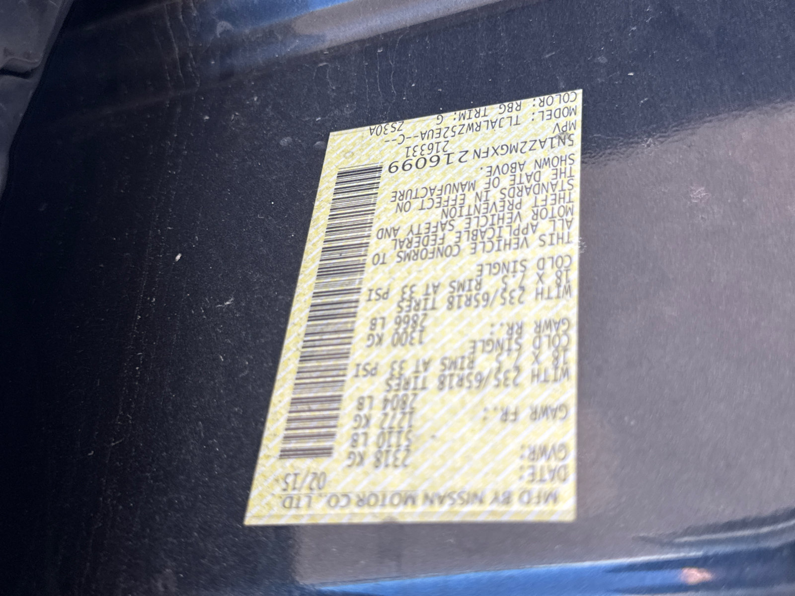 Used 2015 Nissan Murano SL w/ SL Technology Package FWD image 32