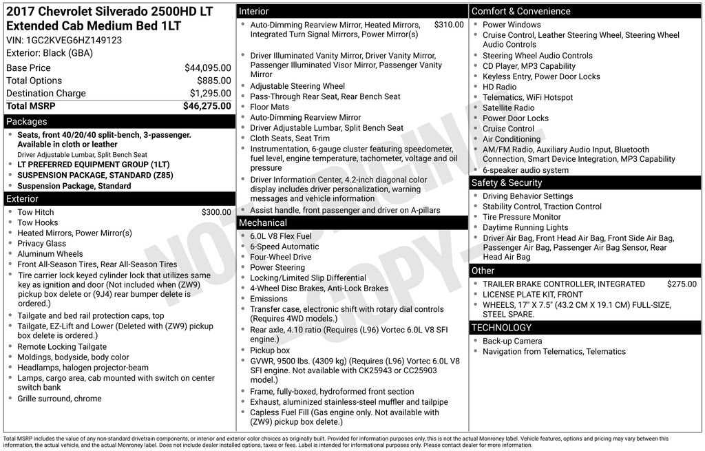 Used 2017 Chevrolet Silverado 2500 LT image 31