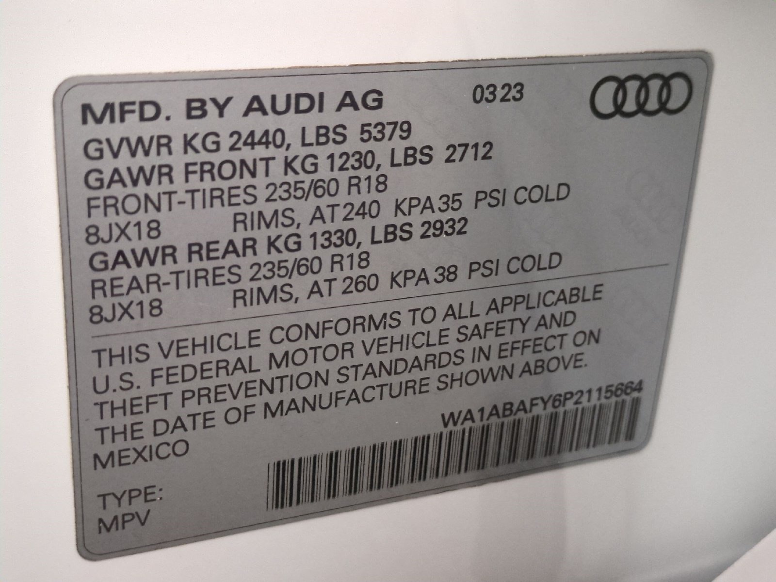 Used 2023 Audi Q5 2.0T Premium w/ Convenience Package AWD/4WD image 17
